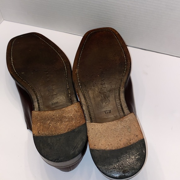 AVVENTURA- Men’s Leather loafers, Brown, Size: 13, Square Toe, Made in Spain - Picture 11 of 14